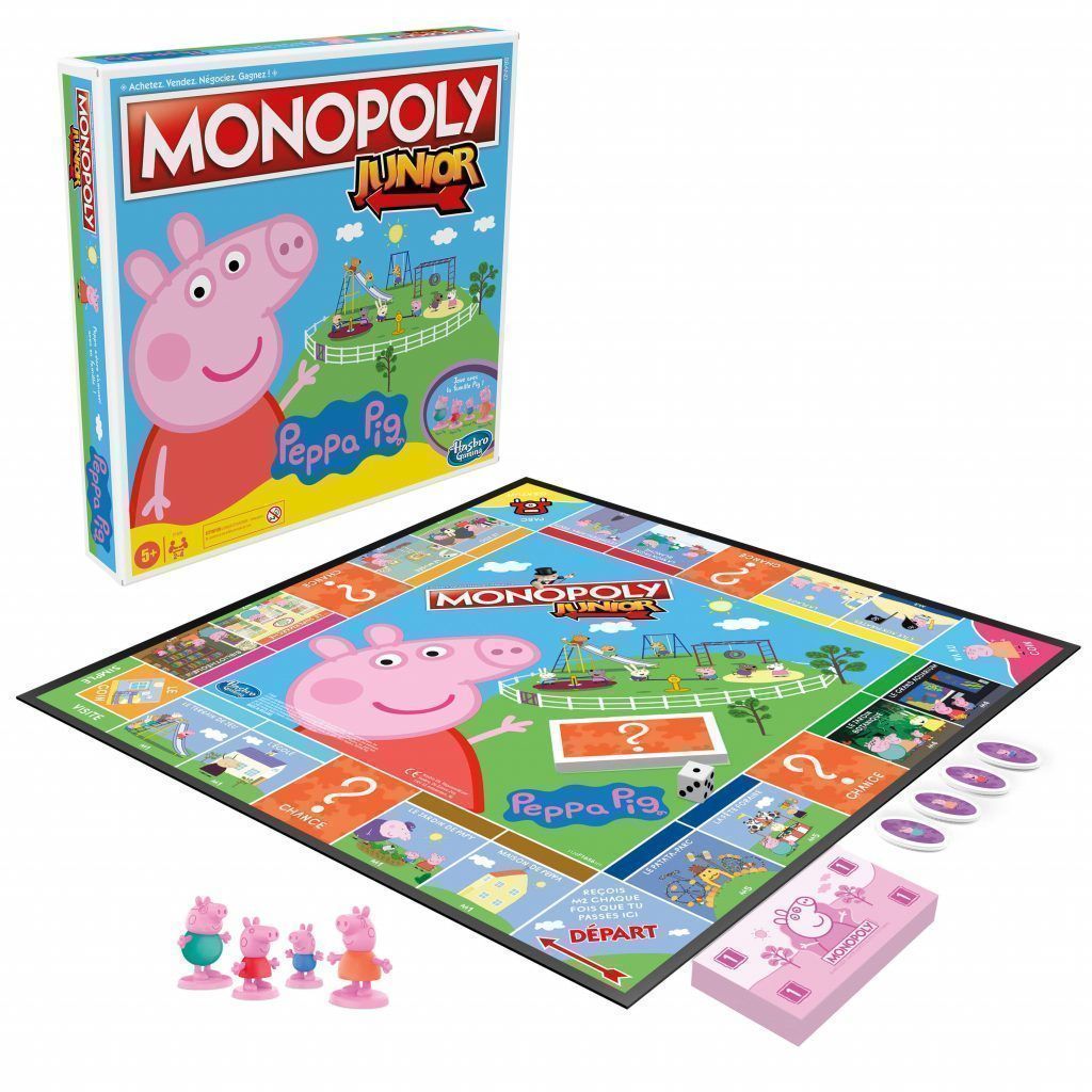 HaMomopoly for younger children, with Peppa Pig